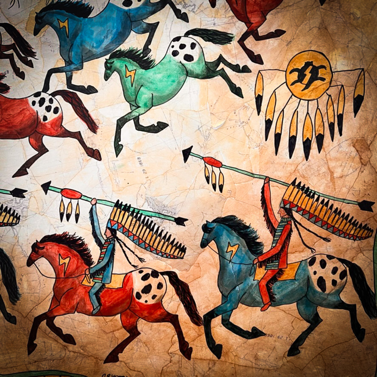 Broken Treaty Series: Warriors and Running Horses Shield
