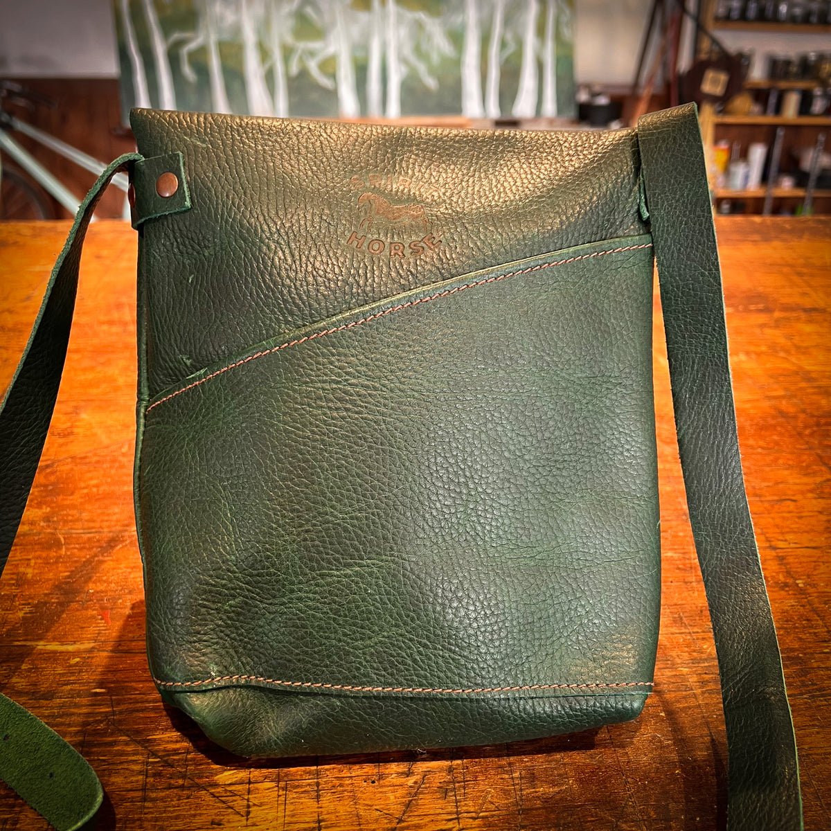 Small Green Crossbody Bag