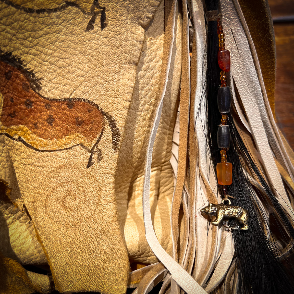 Elk Bag with Spotted Cave Ponies