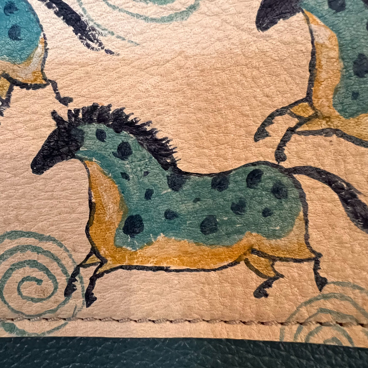 Lynnie Bag in Blue with Cave Ponies