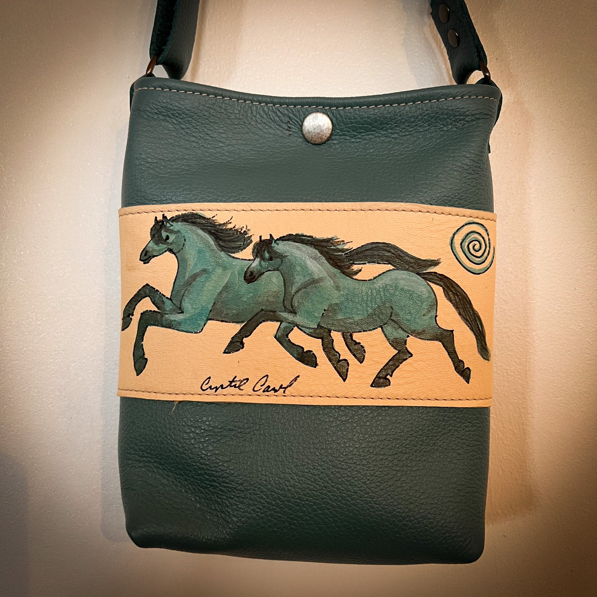 Lynnie Bag in Blue with Blue Bay Horses!